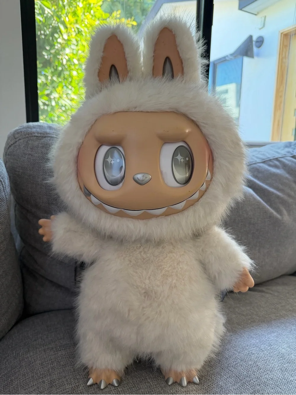 Plush White Bunny Monster Collectible Plush Toy
